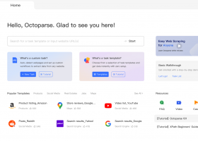 Octoparse screenshot