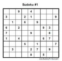 Sudoku Print Out screenshot