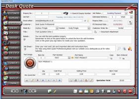 Desk Quote Professional screenshot