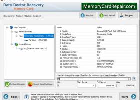 Memory Card Data Repair screenshot