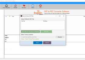 Regain OST to PST Converter screenshot