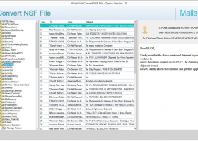 MailsClick Convert NSF File screenshot