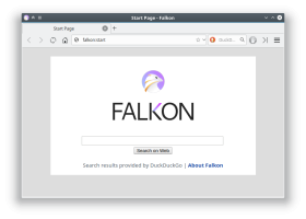 Falkon (formerly QupZilla) screenshot