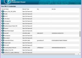 Wifi Credentials Viewer screenshot