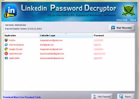 Password Decryptor for Linkedin screenshot