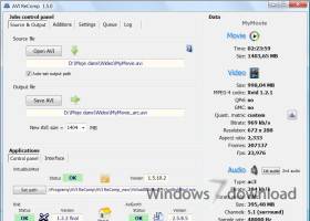 AVI ReComp screenshot