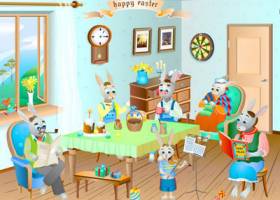 Easter Rabbits Screensaver screenshot