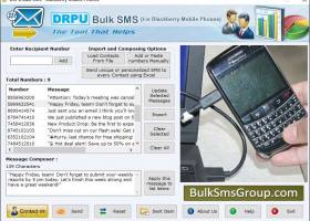 Blackberry Bulk Messaging Software screenshot