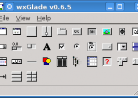 wxGlade screenshot