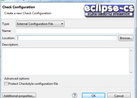 Eclipse Checkstyle Plug-in screenshot