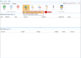 Outlook Email Extractor screenshot