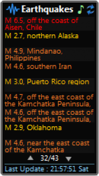 Earthquakes Meter screenshot