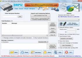GSM Modem SMS screenshot