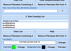 Create HTML List Of Files In Folders Software screenshot