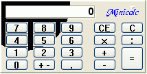 Mini Calculator screenshot