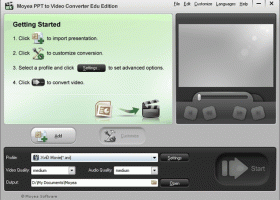 Moyea PPT to Video Converter Edu Edition screenshot