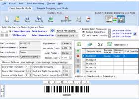 Manufacturing Barcode Designing Program screenshot