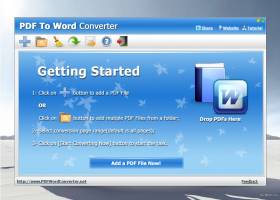 PDF To WORD Converter screenshot