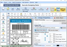 Industrial Barcode Label Creator screenshot