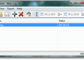 Web Log DB screenshot