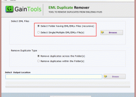 GainTools EML Duplicate Remover screenshot