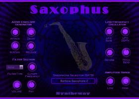 Saxophus Saxophone VST VST3 Audio Unit screenshot