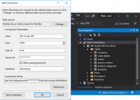dotConnect for MySQL screenshot
