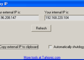 Get my IP screenshot