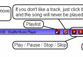 Shuffle Music Player screenshot