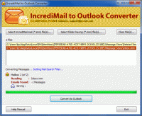 IncrediMail to PST Conversion screenshot