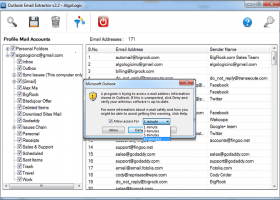 Outlook Email Extractor screenshot