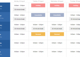 Express Schedule Scheduling Software screenshot