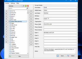 VOVSOFT - Contact Manager screenshot