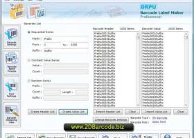 2D Barcode screenshot