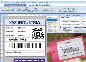 Industrial Barcode Maker Software screenshot
