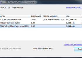 HDD Raw Copy Tool screenshot