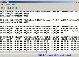 RegFromApp screenshot