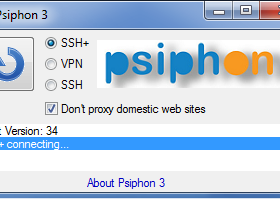 Psiphon screenshot