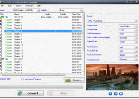 Fast DVD to Video/Audio Converter screenshot