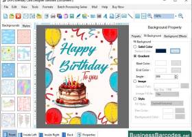 Software for Birthday Card screenshot