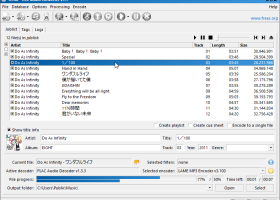 fre:ac - free audio converter screenshot