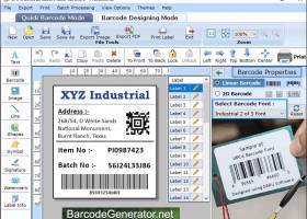 Bar Code Generator Software screenshot