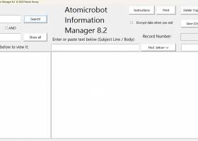 Atomicrobot Information Manager screenshot