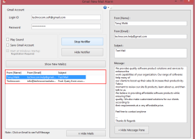 Gmail New Mail Alarm screenshot
