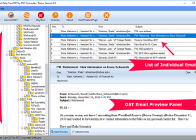 Instant Data Care OST to PST screenshot