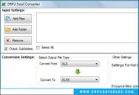 Excel Converter Software screenshot