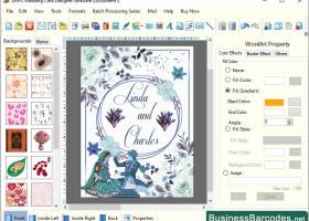 Custom Wedding Card Maker Software screenshot