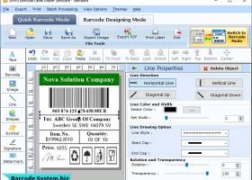 Standard Barcode Labels System screenshot