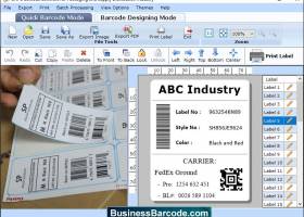Packaging Barcode Label Maker screenshot