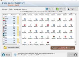 Memory Card Recovery Application screenshot
